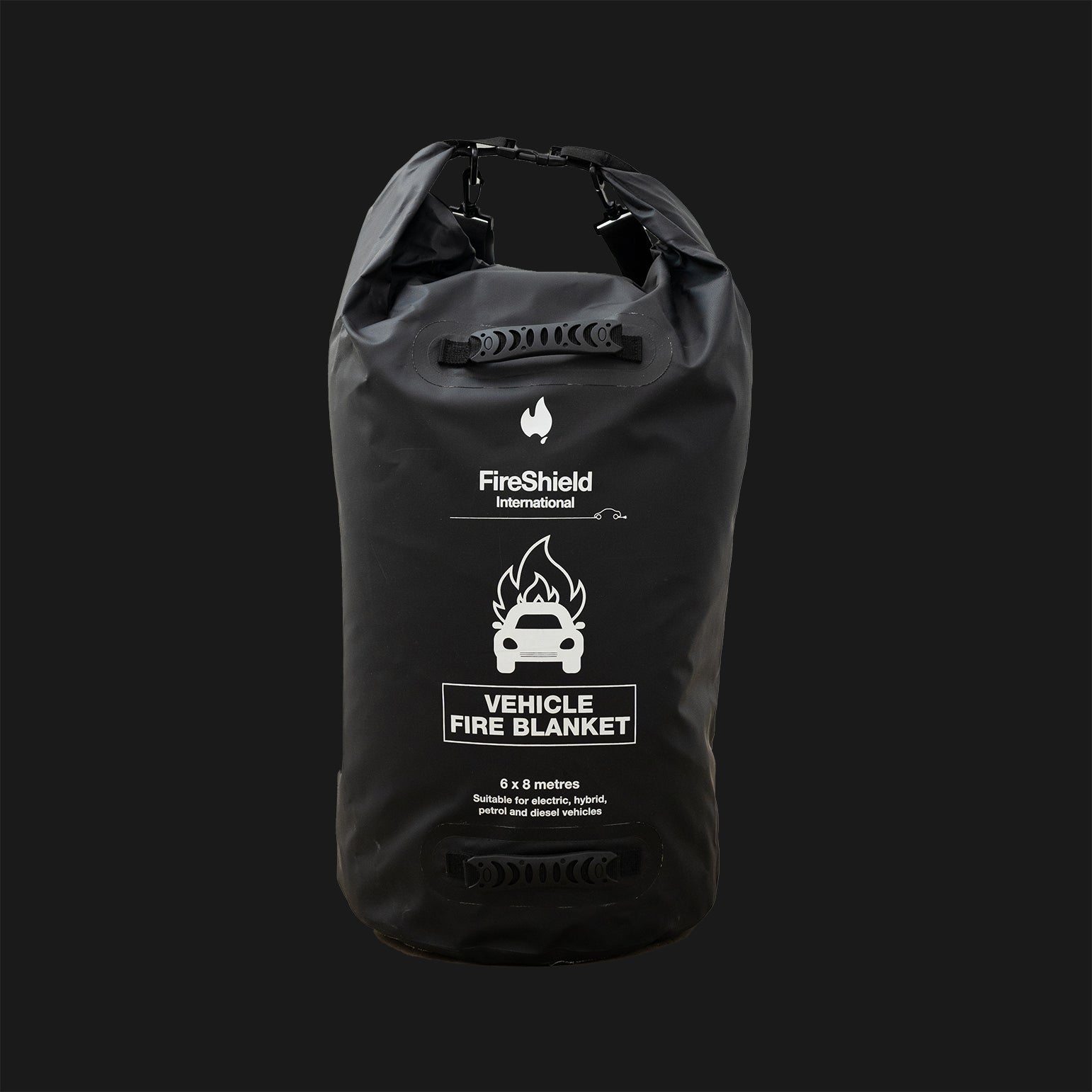 FireShield Fire Blanket - Black